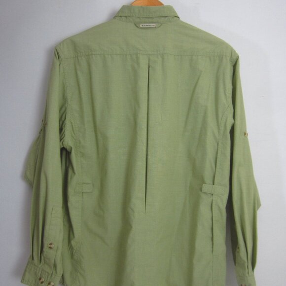 Exofficio Shirt Mens S Green Fishing Insect Shield LS Adventure Hiking Travel - Picture 2 of 6